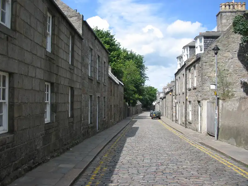 residential street in aberdeen